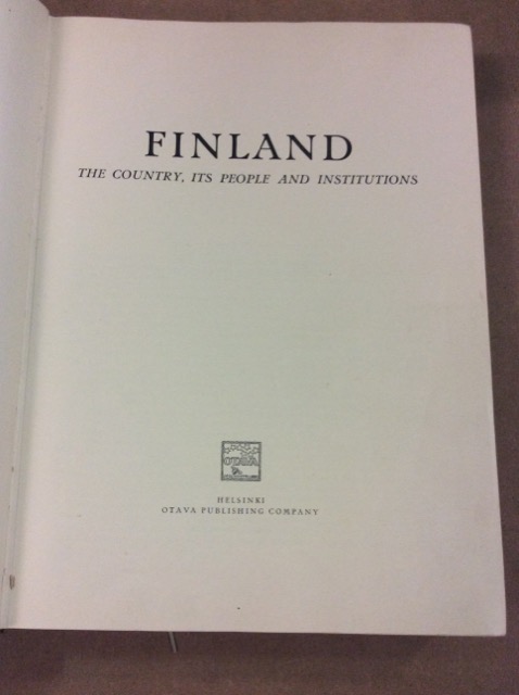 FINLAND. - The country, its people and institutions.