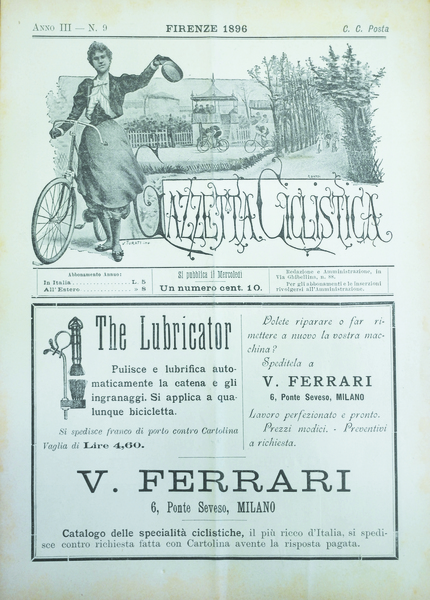 GAZZETTA CICLISTICA. - Si pubblica il Mercoledì.