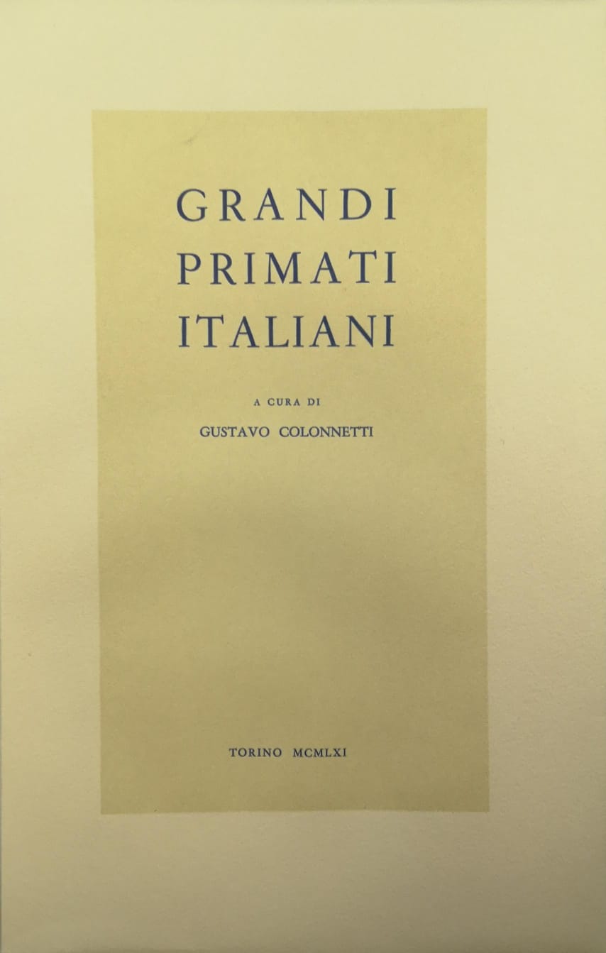 GRANDI PRIMATI ITALIANI.