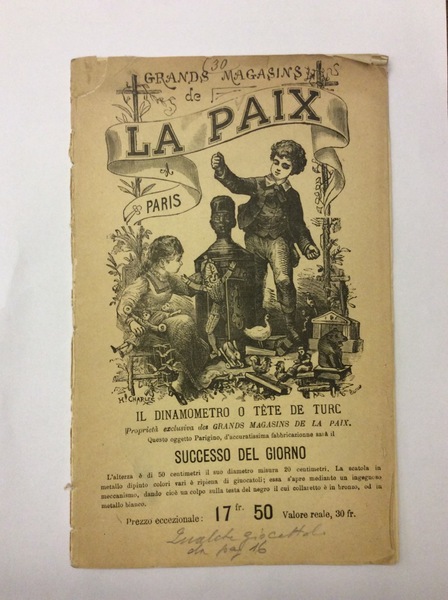 GRANDS MAGASINS DE LA PAIX - PARIS. - Catalogo illustrato: …