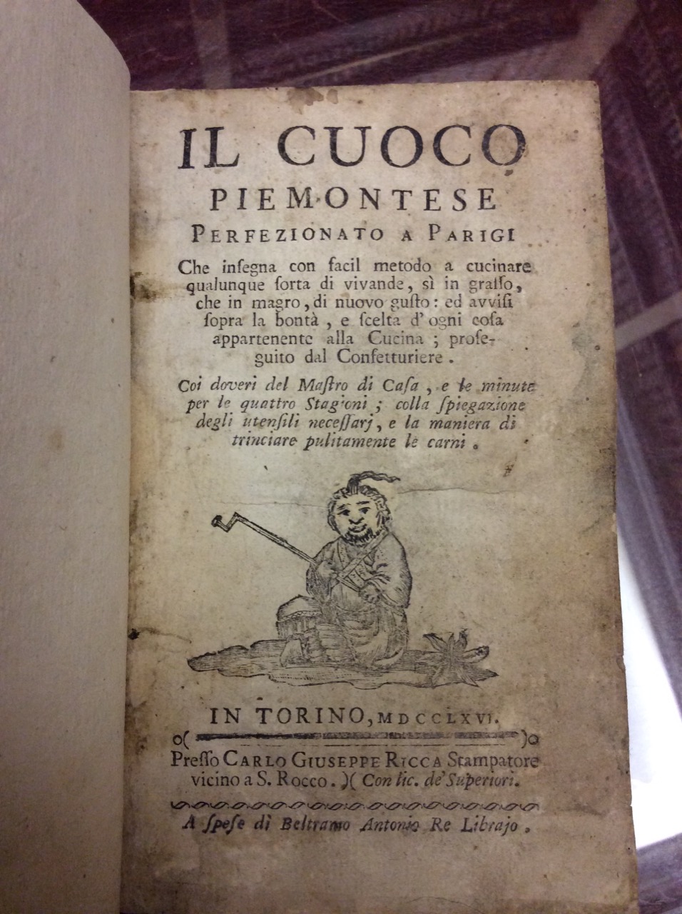 IL CUOCO PIEMONTESE PERFEZIONATO A PARIGI.