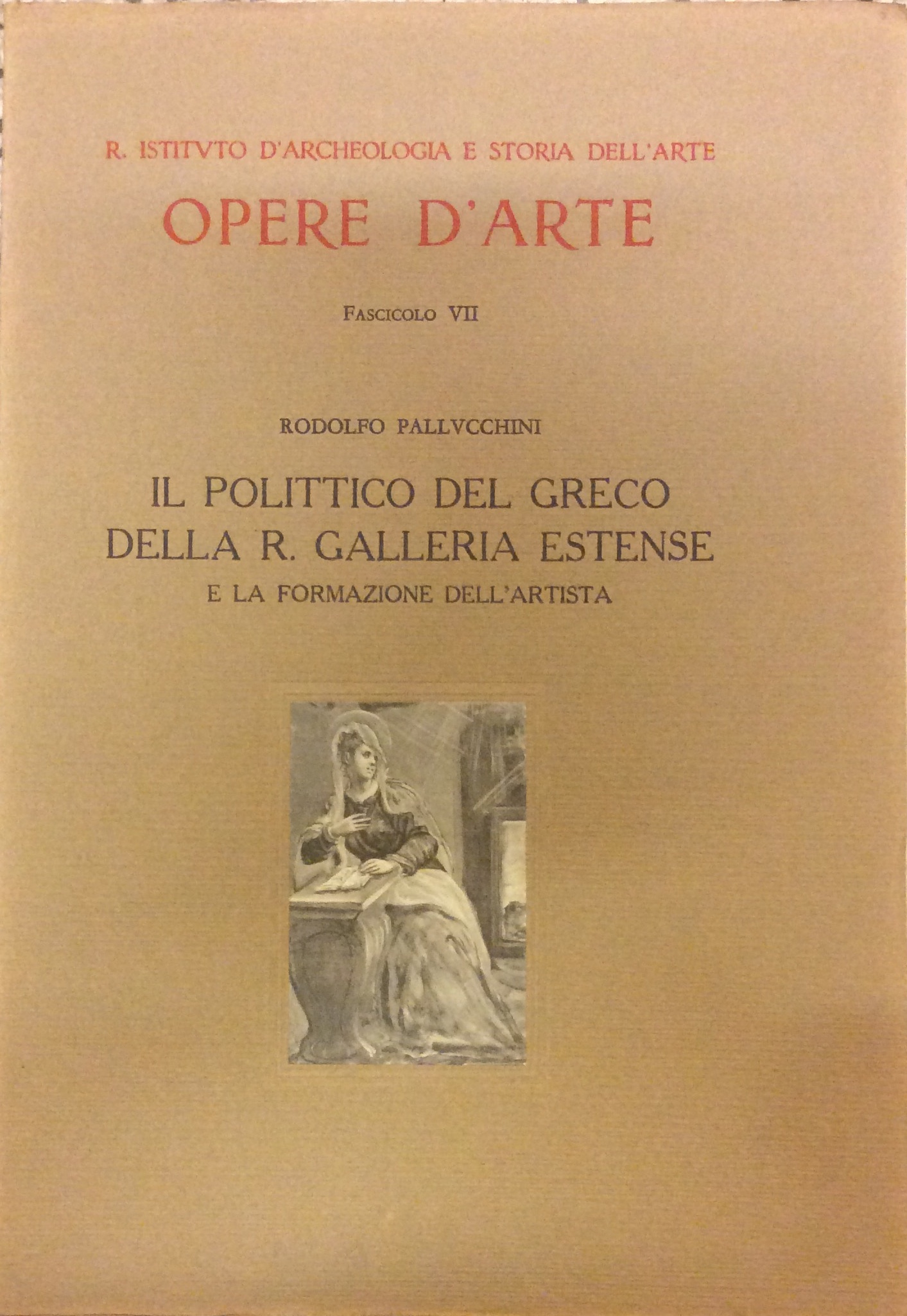 IL POLITTICO DEL GRECO DELLA R. GALLERIA ESTENSE E LA …