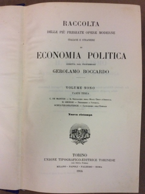 IL SOCIALISMO NEGLI STATI UNITI D'AMERICA. - GEORGE H. - …