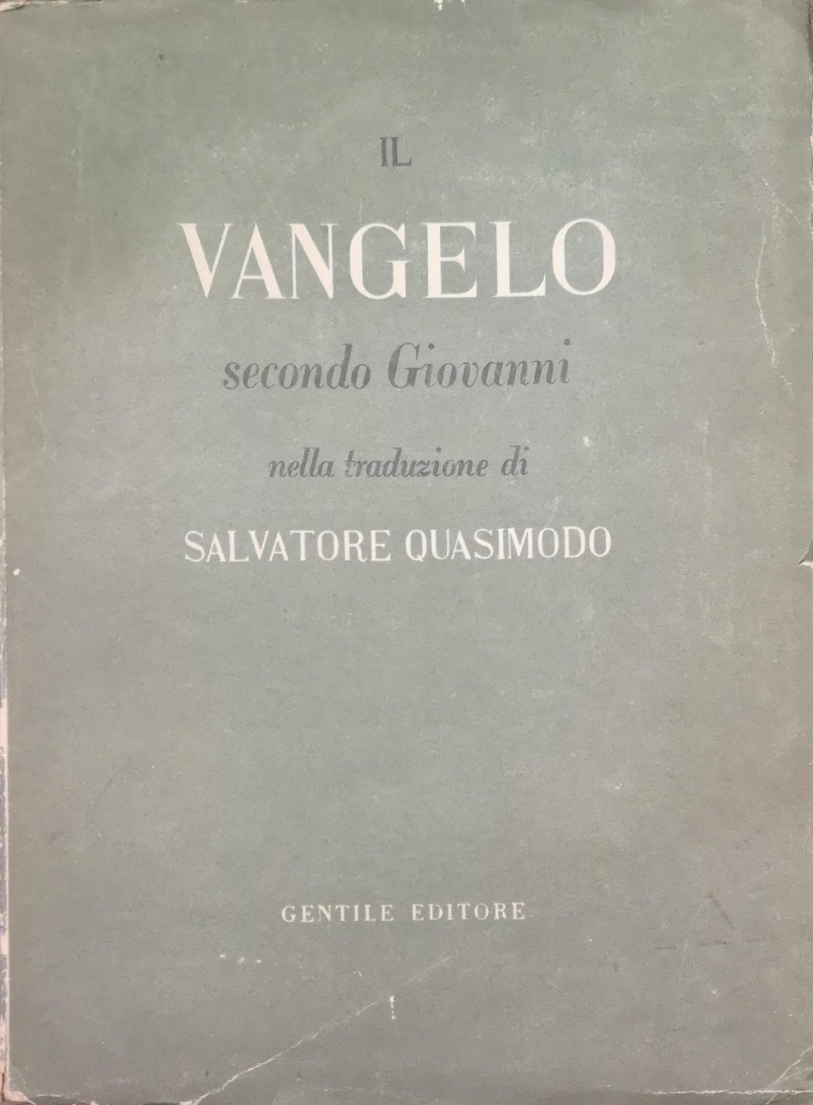 IL VANGELO SECONDO GIOVANNI.