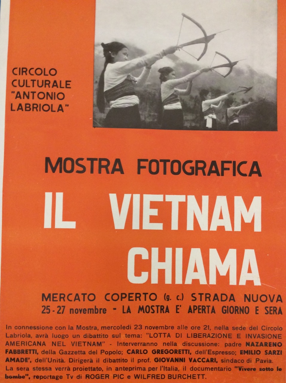 IL VIETNAM CHIAMA. - Mostra fotografica. Mercato coperto (g. c.), …