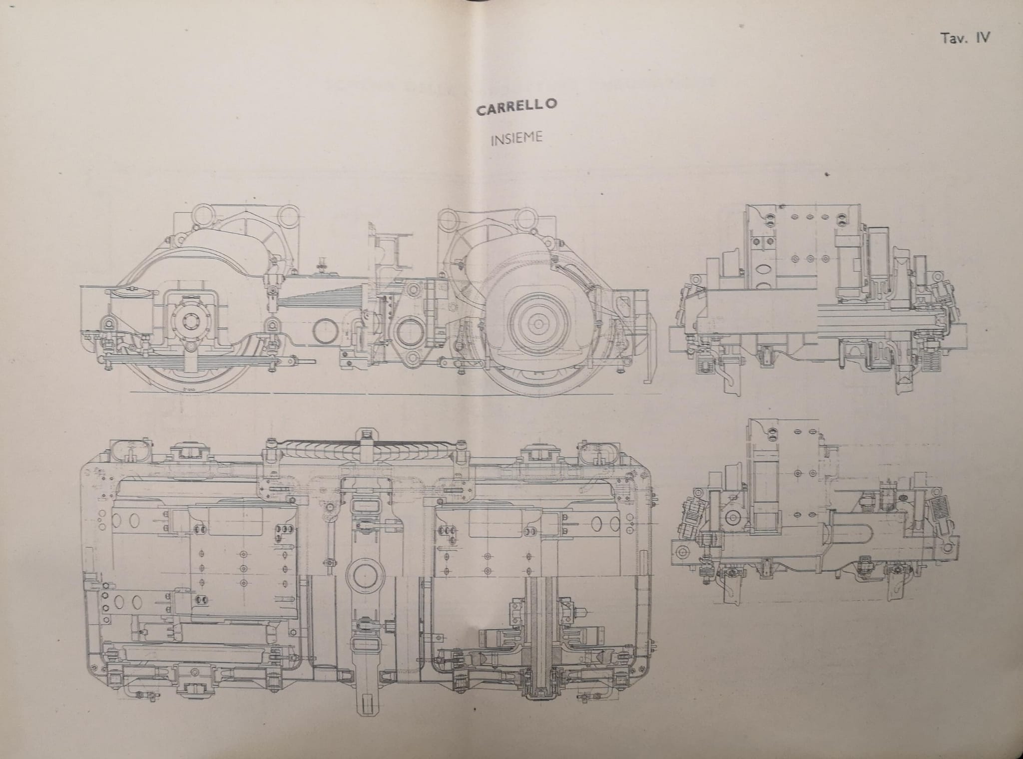 ISTRUZIONE SULLE LOCOMOTIVE ELETTRICHE GRUPPO E 424. TAVOLE. - Direzione …