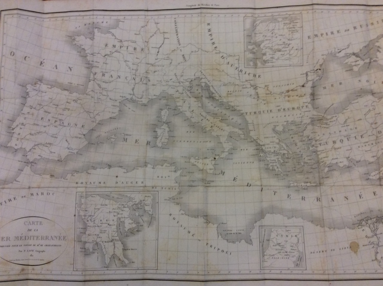 ITINERAIRE DE PARIS A JERUSALEM ET DE JERUSALEM A PARIS. …