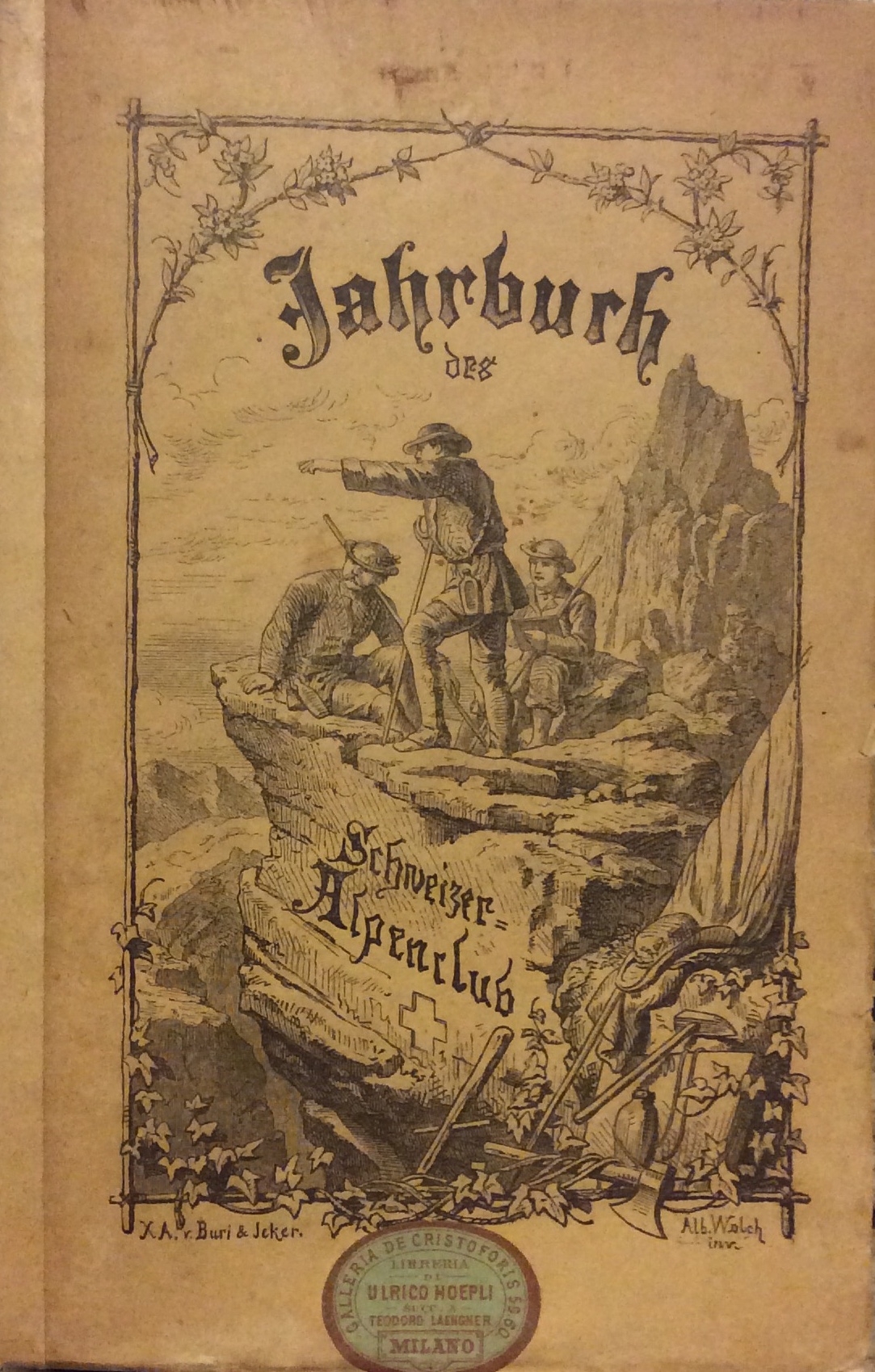 JAHRBUCH DES SCHWEIZER ALPENCLUB. - Achter Jahrgang. 1872-1873.