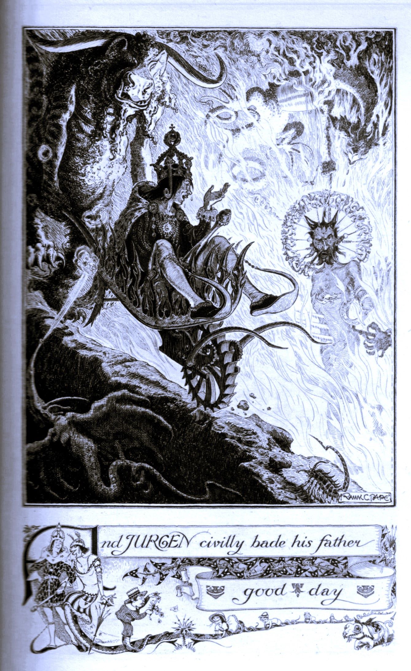 JURGEN. - A comedy of justice. With illustrations & decorations …