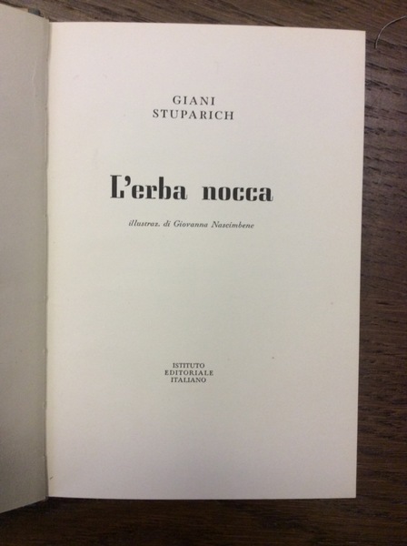 L'ERBA NOCCA. - Illustraz. di Giovanna Nascimbene.