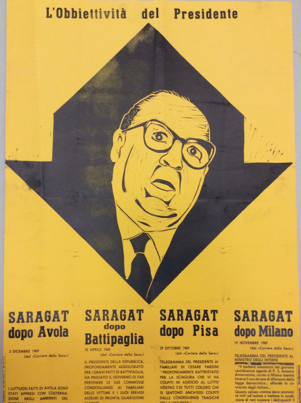 L'OBBIETTIVITA' DEL PRESIDENTE.