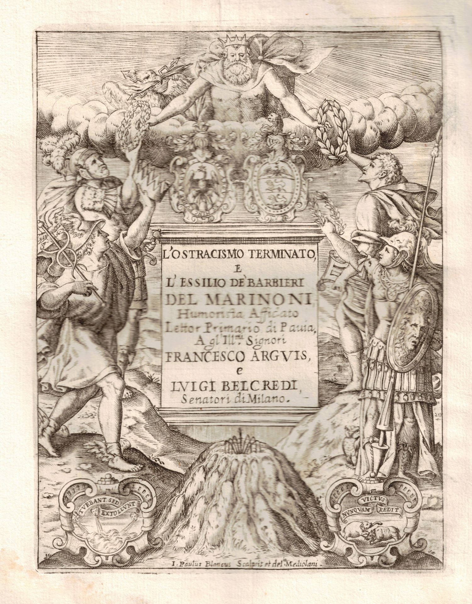 L'OSTRACISMO TERMINATO ET L'ESSILIO DE' BARBIERI.