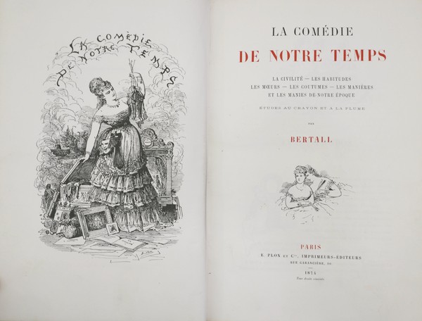 LA COMEDIE DE NOTRE TEMPS. - Etudes au crayon et …