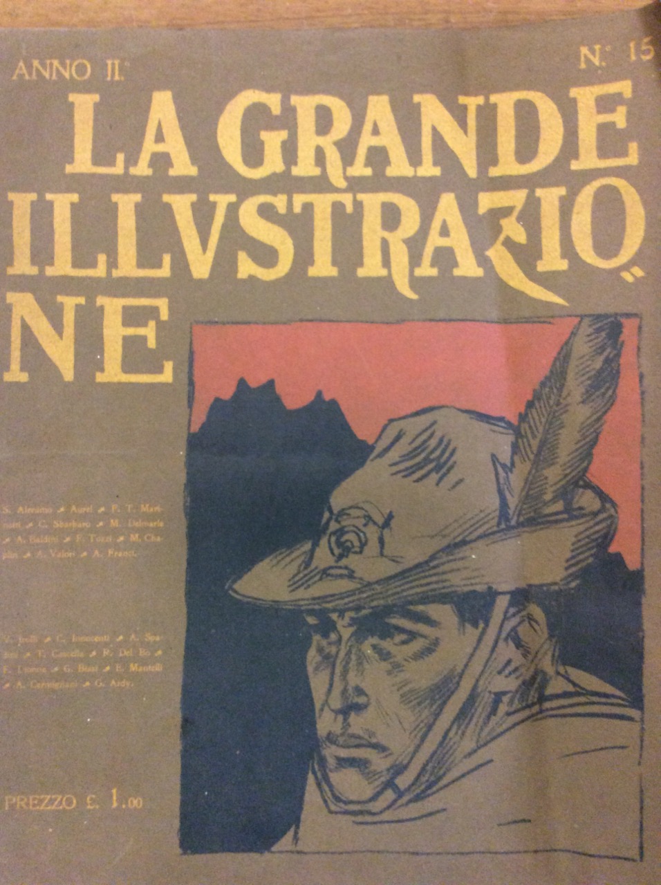LA GRANDE ILLUSTRAZIONE N. 15 - MARZO/APRILE 1915 (ANNO II). …