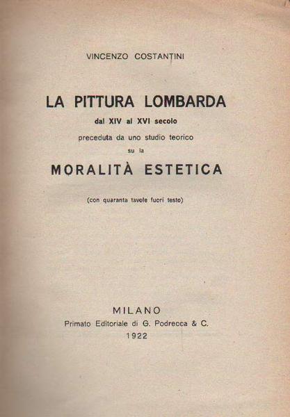 LA PITTURA LOMBARDA DAL XIV AL XVI SECOLO. - Preceduta …