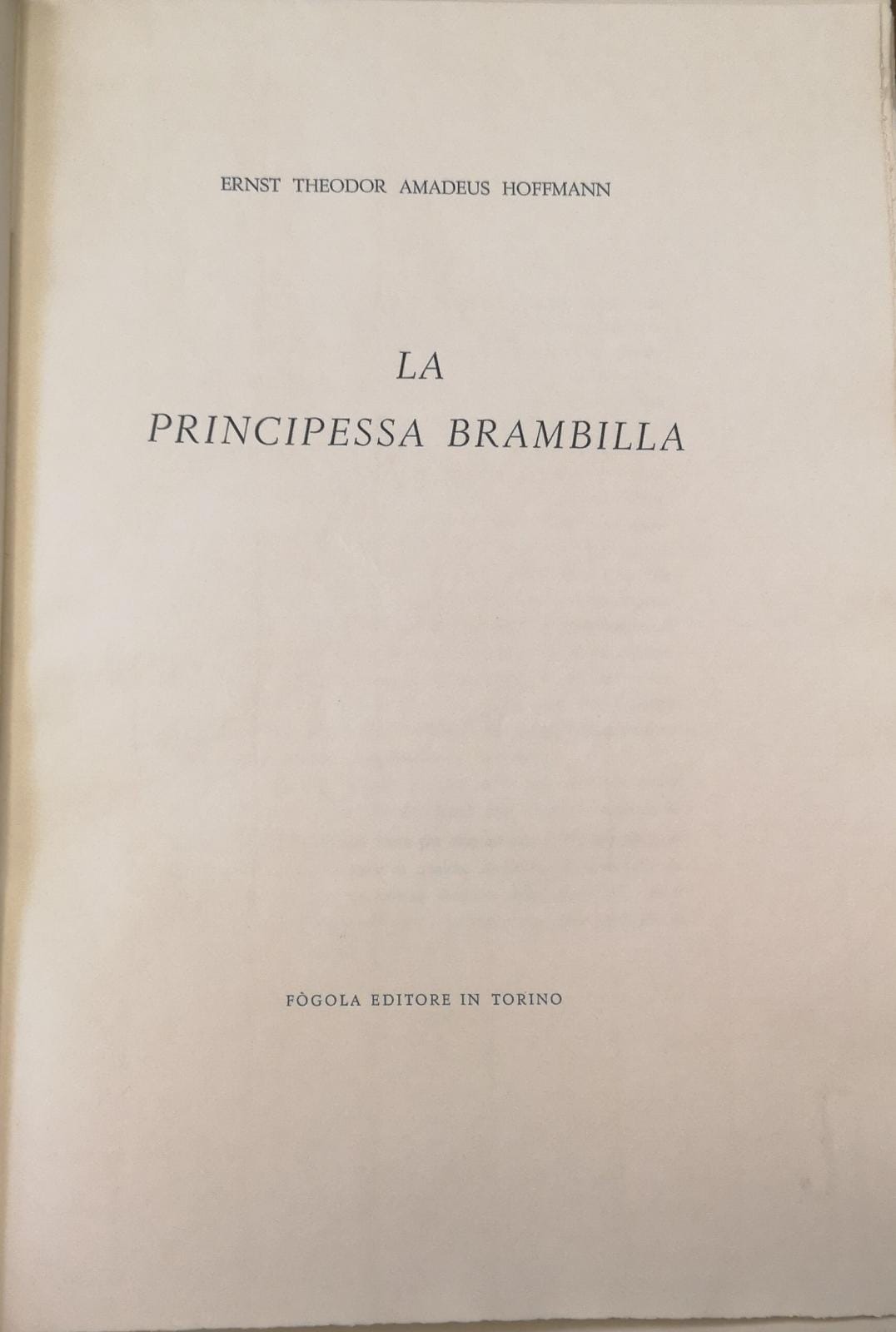 LA PRINCIPESSA BRAMBILLA.