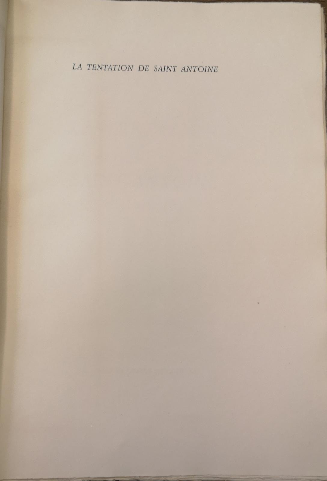 LA TENTATION DE SAINT ANTOINE.