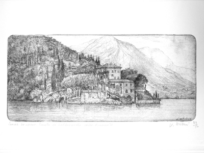 LAGO DI COMO: LE VILLE. - Presentate da Manrico Bani.