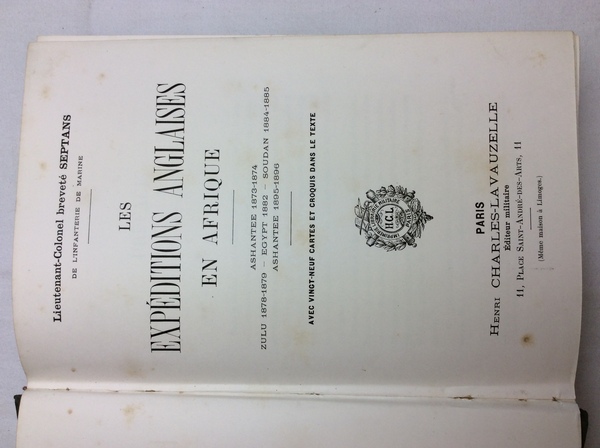 LES EXPEDITIONS ANGLAISES EN AFRIQUE.