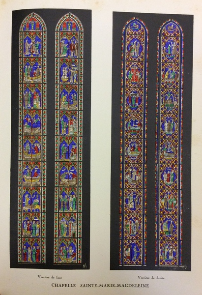 LES VITRAUX DE LA CHATHEDRALE DE CLERMONT-FERRAND. - (XII, XIII, …