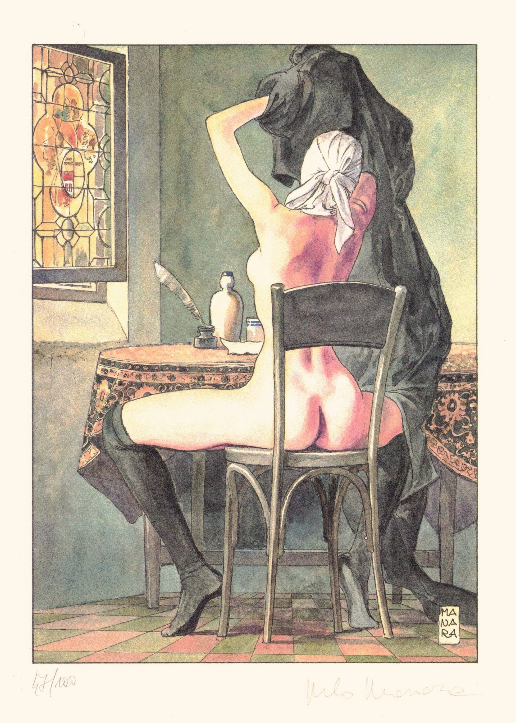 LETTERE DI UNA MONACA PORTOGHESE. - Illustrazioni di Milo Manara.
