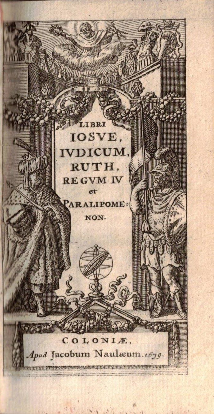 LIBRI IOSUE, IUDICUM, RUTH, REGUM IV ET PARALIPOMENON.