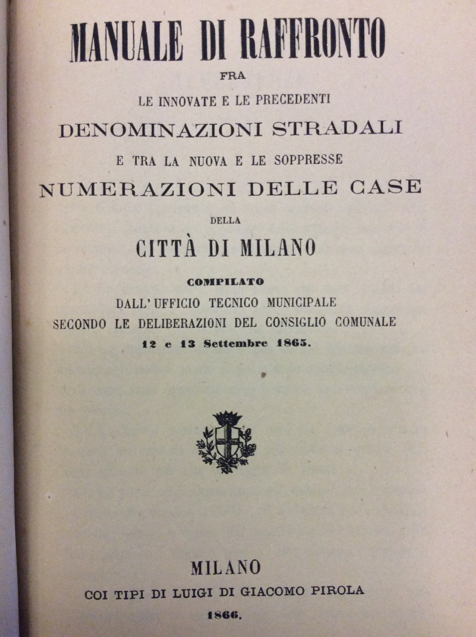 MANUALE DI RAFFRONTO FRA LE INNOVATE E LE PRECEDENTI DENOMINAZIONI …