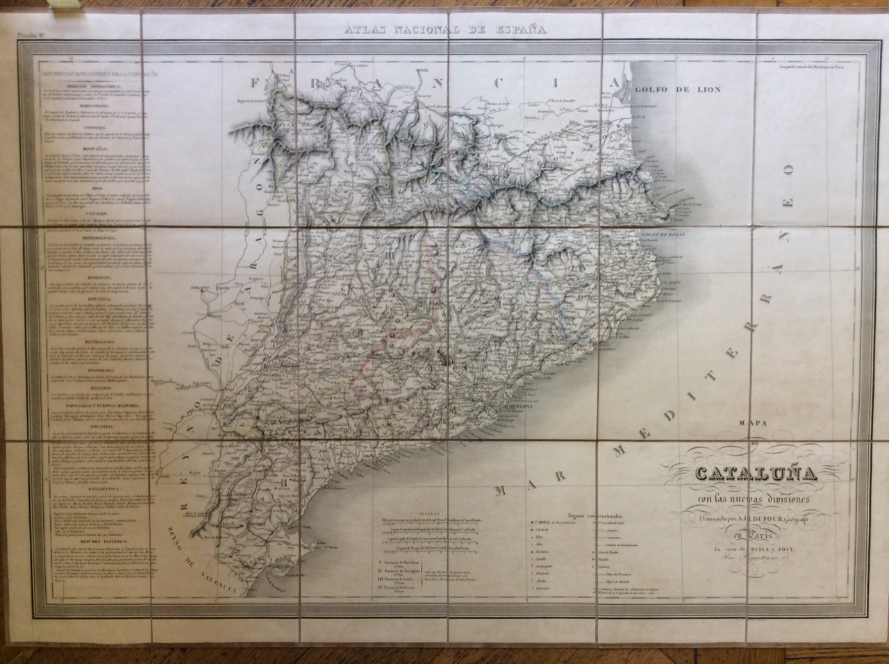 MAPA DE CATALUNA.