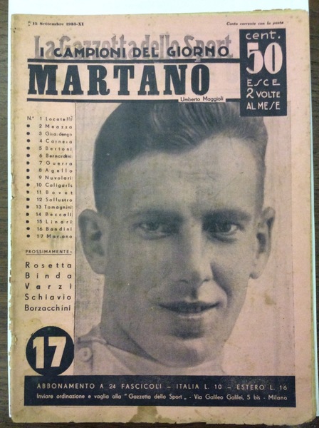 MARTANO - I CAMPIONI DEL GIORNO. - Esce due volte …