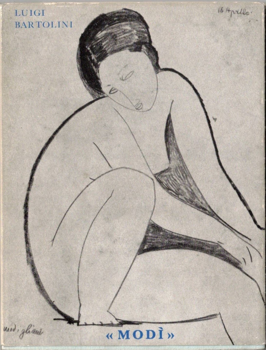 MODÌ. - Con una fotografia e due disegni inediti di …
