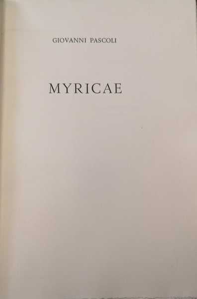 MYRICAE.