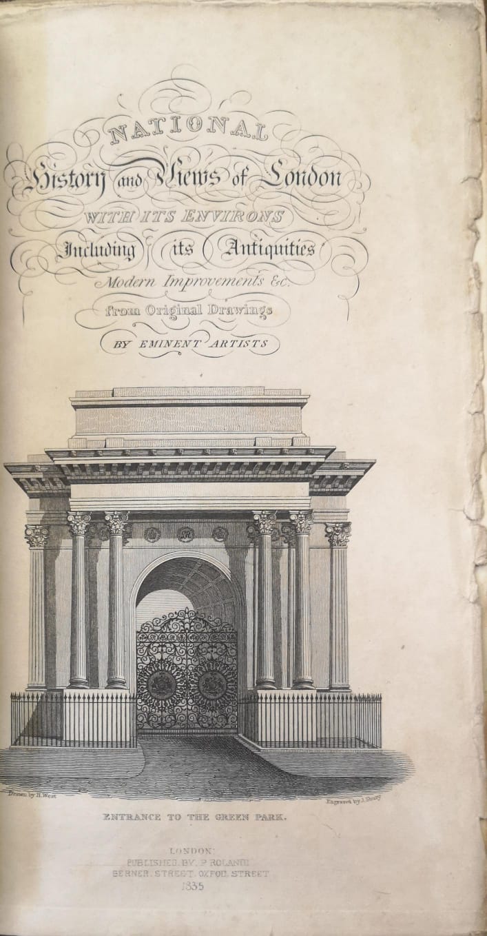 NATIONAL HISTORY AND VIEWS OF LONDON AND ITS ENVIRONS. - …