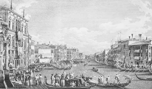 NAUTICUM CERTAMEN CUM PROSPECTU AB AEDIBUS BALBORUM, AD PONTEM RIVOALTI.