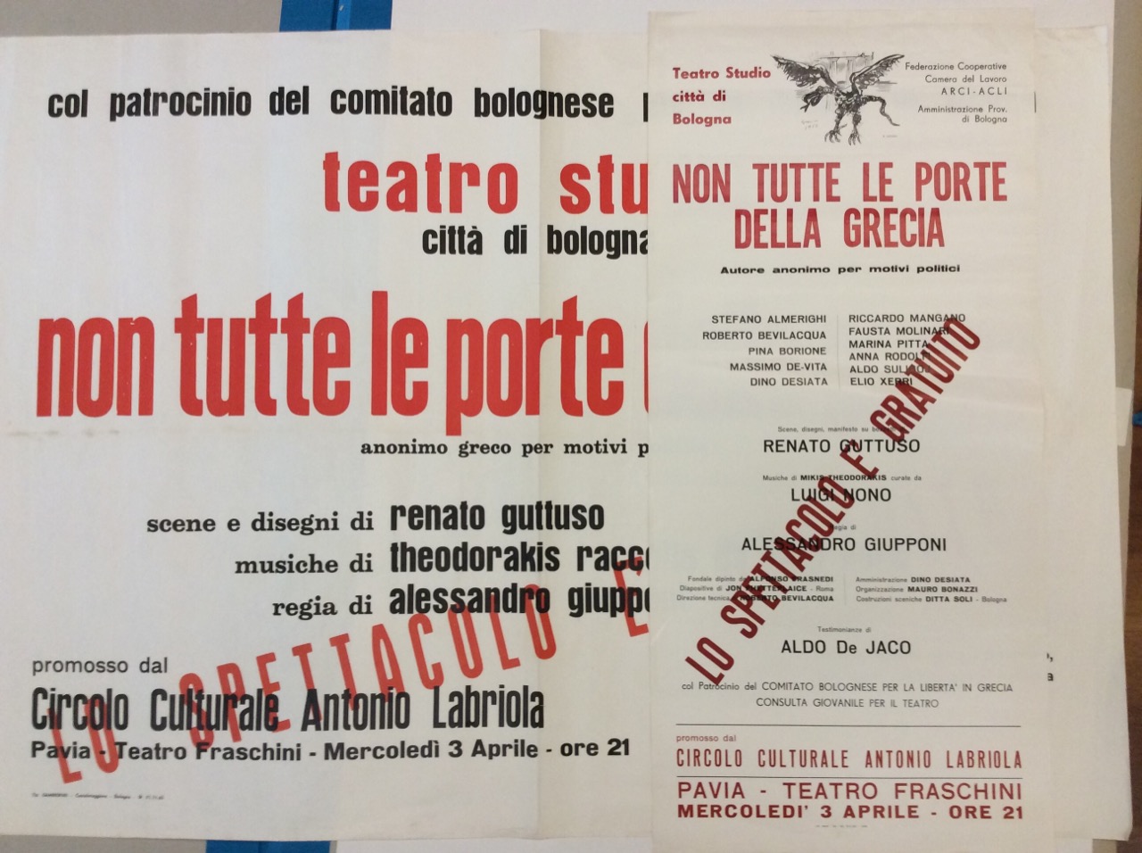 NON TUTTE LE PORTE DELLA GRECIA. - Autore anonimo greco …