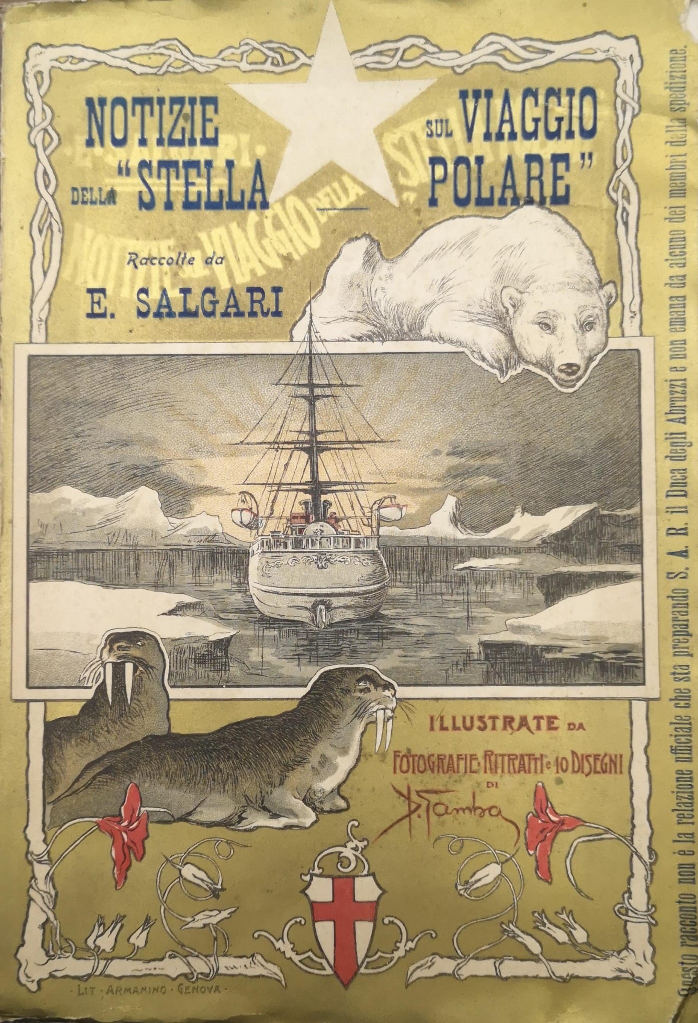 NOTIZIE SUL VIAGGIO DELLA "STELLA POLARE". - Opera illustrata da …