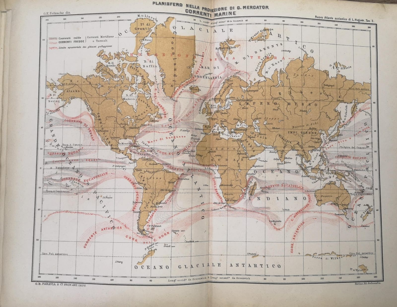 NUOVO ATLANTE GEOGRAFICO. AD USO DELLE SCUOLE SECONDARIE E MILITARI. …
