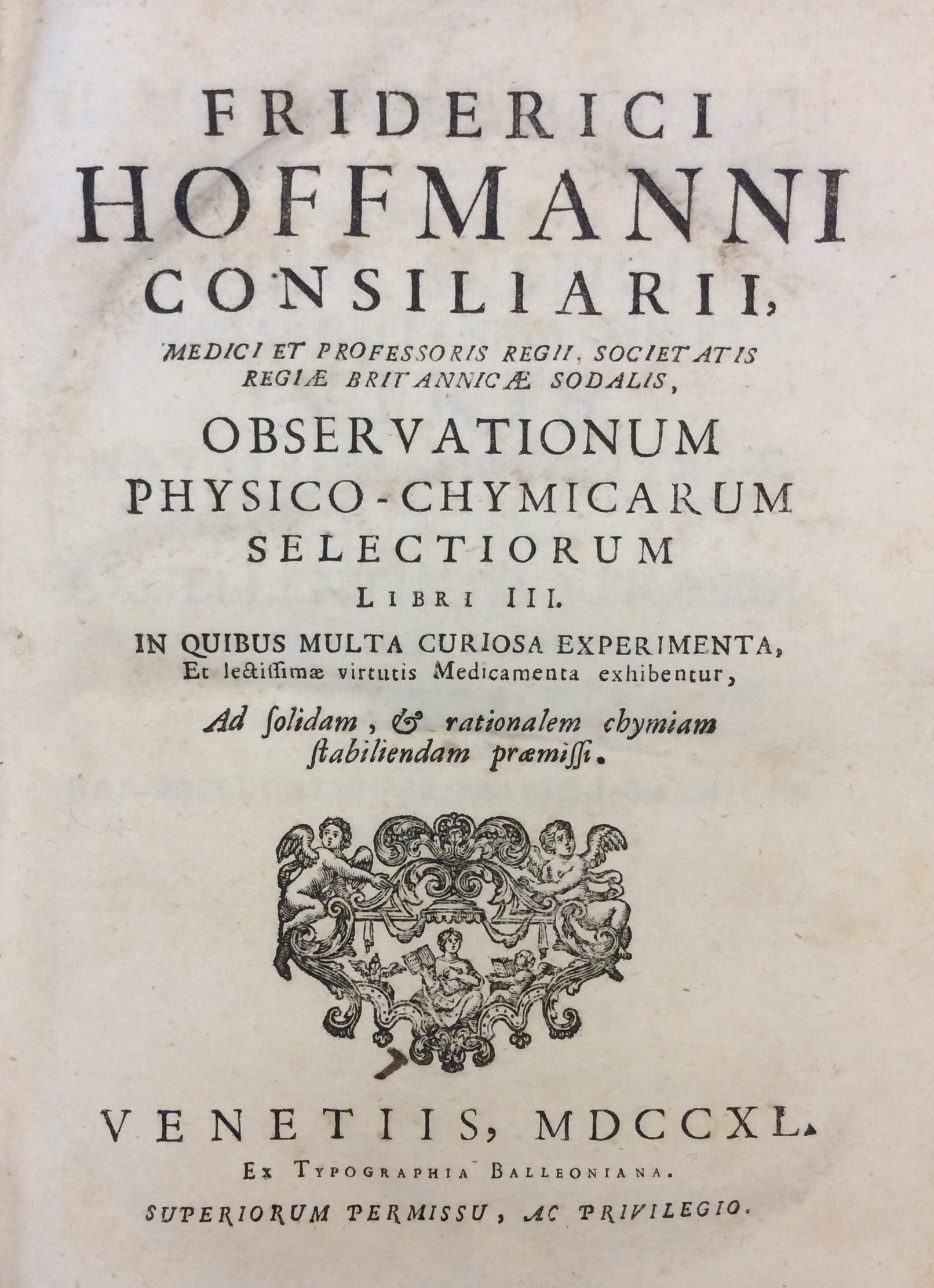 OBSERVATIONUM PHYSICO-CHCYMICARUM SELECTIORUM LIBRI III. - In quibus multa curiosa …