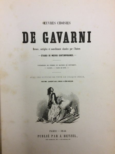 OEUVRES CHOISIES: ETUDES DE MOEURS CONTEMPORAINES. - Revues, corrigées et …