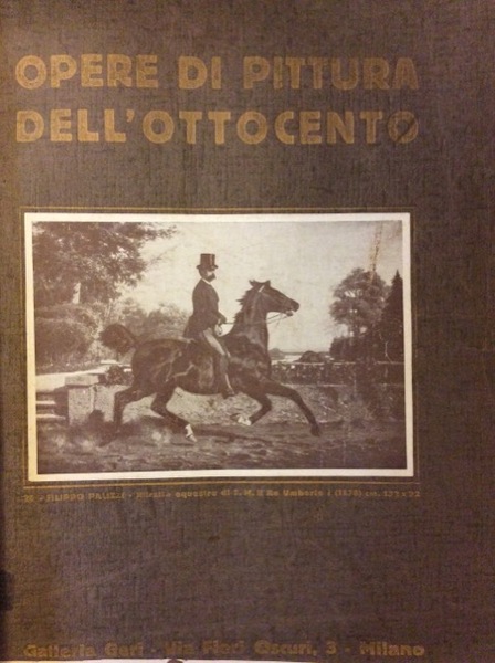 OPERE DI PITTURA DELL'OTTOCENTO.