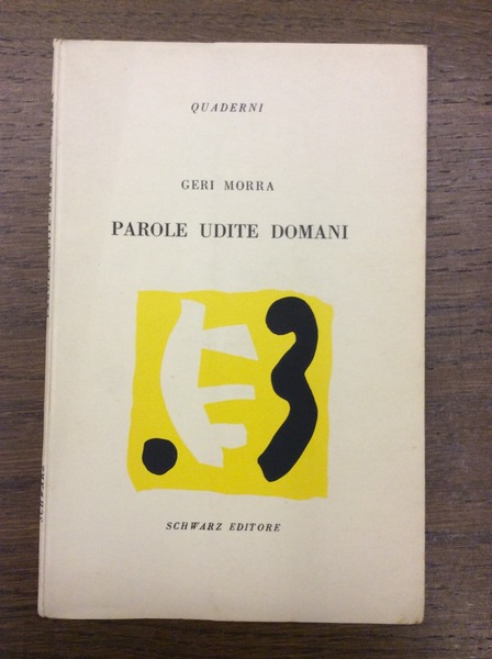 PAROLE UDITE DOMANI.