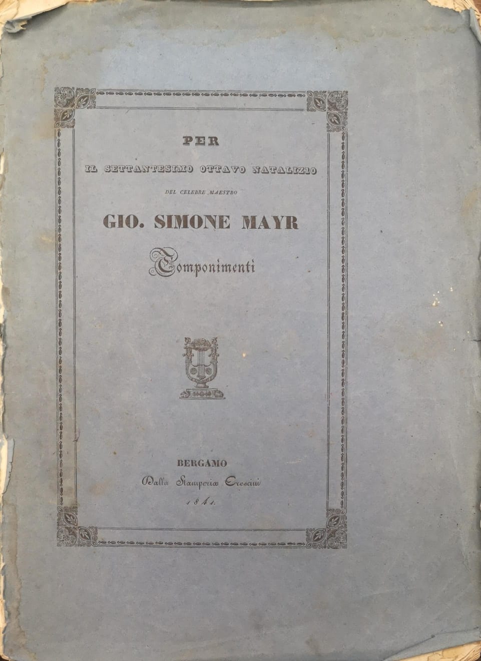 PER IL SETTANTESIMO OTTAVO NATALIZIO DEL CELEBRE MAESTRO GIOVANNI SIMONE …