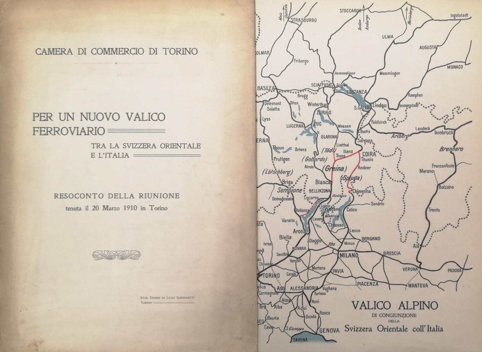 PER UN NUOVO VALICO FERROVIARIO TRA LA SVIZZERA ORIENTALE E …