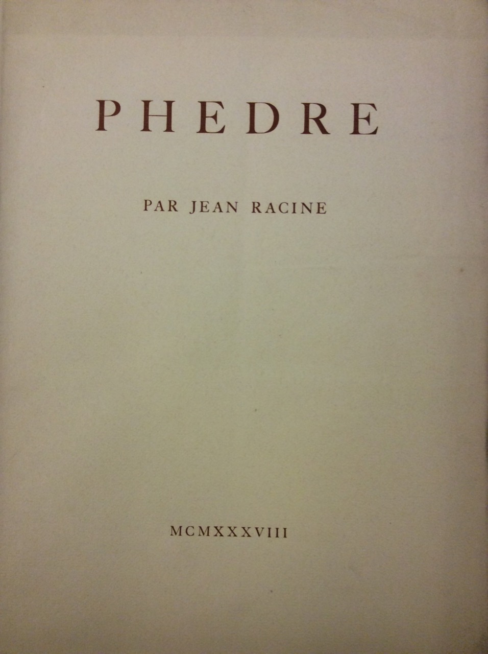 PHEDRE.