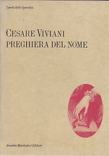 PREGHIERA DEL NOME. - Lo specchio. I poeti del nostro …