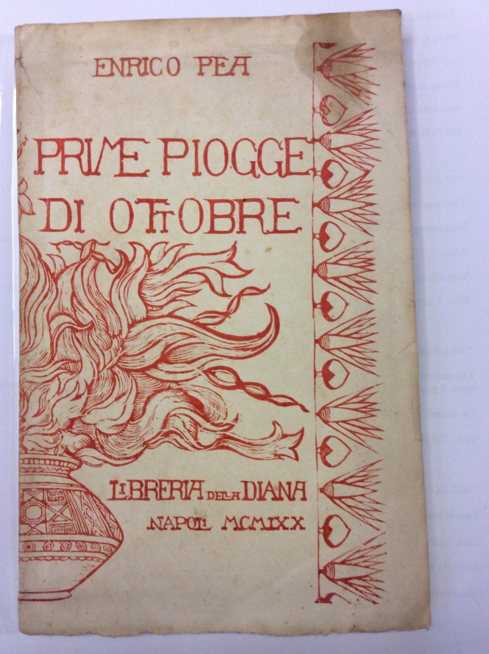 PRIME PIOGGE DI OTTOBRE. - Tragedia.