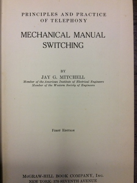 PRINCIPLES AND PRACTICE OF TELEPHONY.