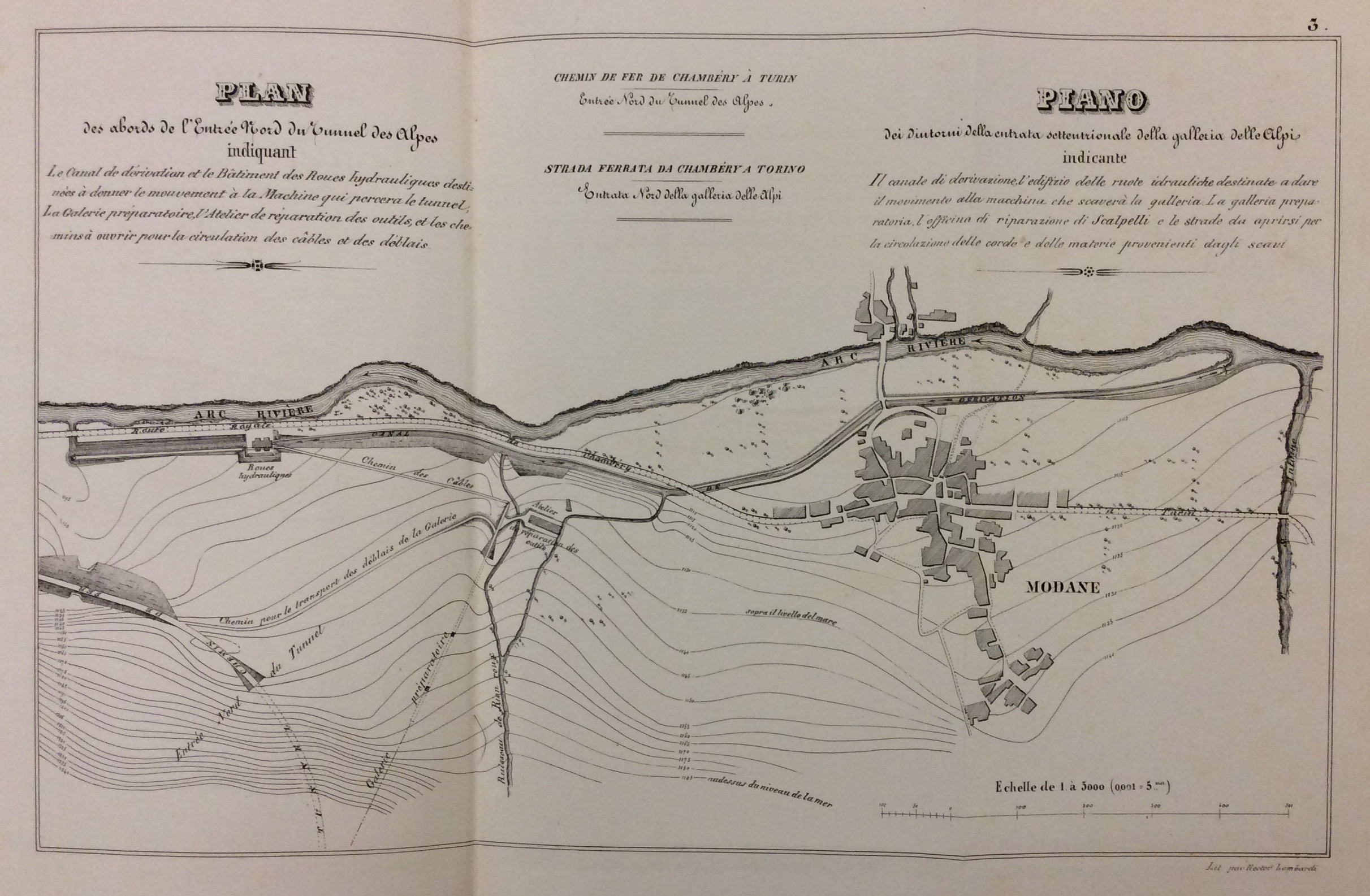 RELAZIONE DEL CAVALIERE ENRICO MAUS SUGLI STUDII DA LUI FATTI …