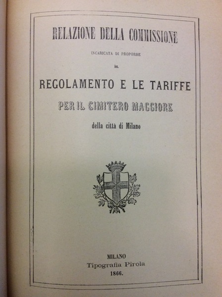 RELAZIONE DELLA COMMISSIONE INCARICATA DI PROPORRE IL REGOLAMENTO E LE …