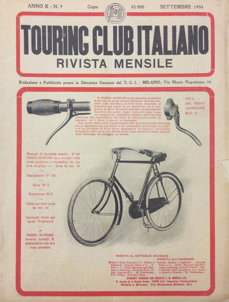 RIVISTA MENSILE DEL Touring C. I. (Club Italiano). N. 9 …