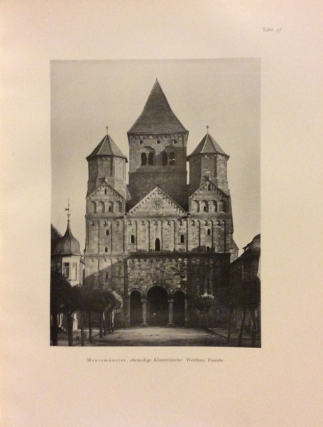 ROMANISCHE KIRCHEN IM ELSASS. - Ein Beitrag zur Geschichte der …
